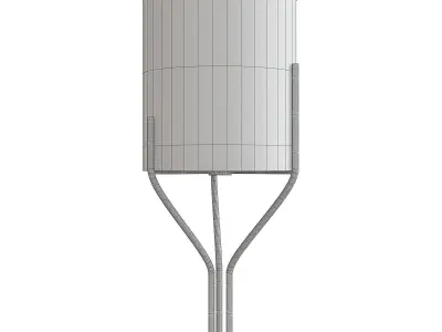 Chelsea House Castle Small Table Lamp Low-poly 3D model