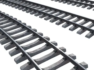 RAILROAD CHINA WJ8 Stephens Road 1435mm 3D model