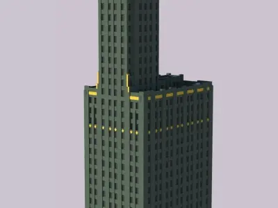 Carbide and Carbon Building 3D print model