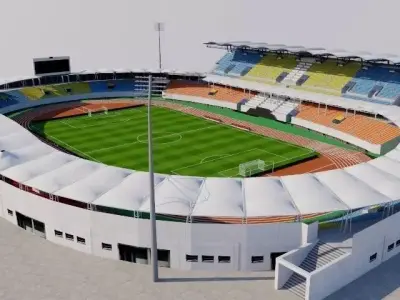 Seongnam Stadium - South Korea 3D model