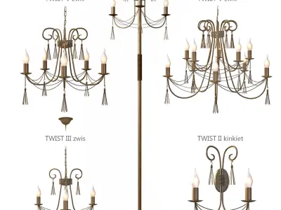 Nowodvorski TWIST collection 3D model