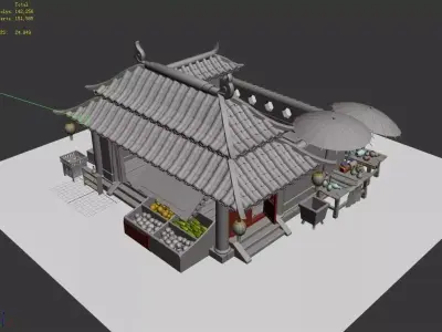Beijing City - grocery store 96 3D model