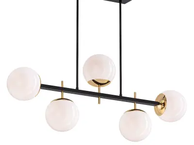 HARMONY GLOBES ISLAND CHANDELIER 3D model