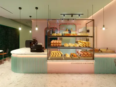 BAKERY INTERIOR 3D print model