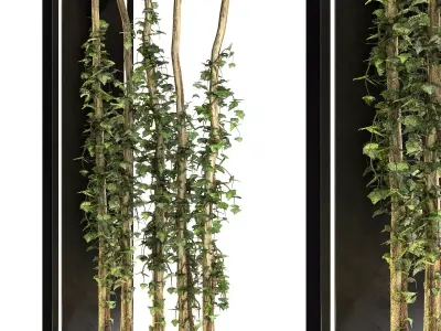 Room Divider Planter 02 3D model