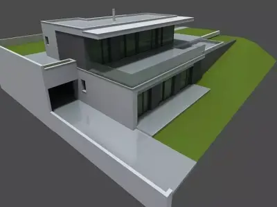 MODERN HOME 3D 3D model