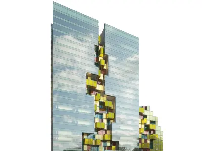 Office Building A 3D model