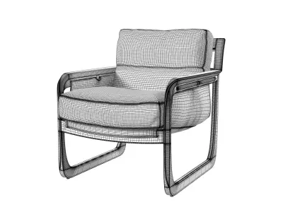 Pitu Lounge Chair 3D model