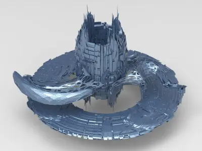 Genma stone Structure collection 1  3D model