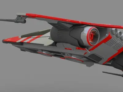 Star fighter 3D model