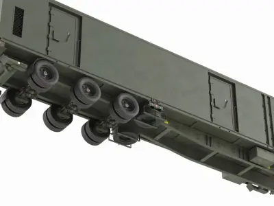  US Army Typhon Battery Operation Center with Truck HEMTT M983 