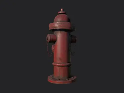 Fire Hydrant 3D model 44