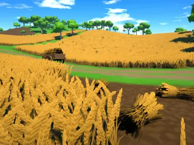 Stylized Fantasy RPG World Bundle 3D Model Pack