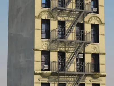 4 Context Buildings for New York City 3D Model Pack