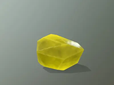 Crystal Set sword Low-poly 3D model order