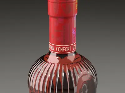 Southern Comfort Bottle 3D model