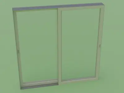Big sliding window 200x200 3D model