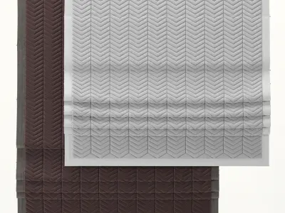 Roman shade v 3D model