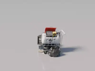 Cyberpunk Props 4 3D model