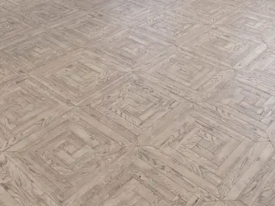 Parquet - Laminate - Wooden floor 4 in 1 Low-poly 3D model