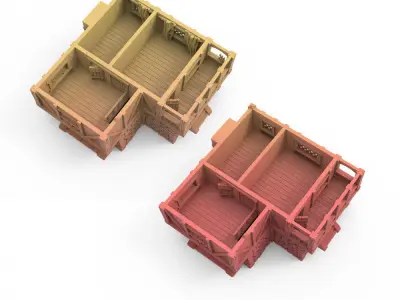 The Snoring Warrior Inn 3D print model
