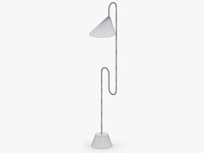1419 - Floor Lamp Low-poly 3D model