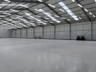 Industrial Warehouse Interior 3 Low-poly 3D model