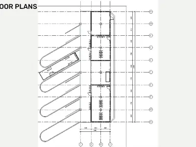 Transport hub - Revit 3D model