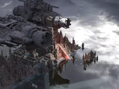 Sci Fi Civilization Return  3D model