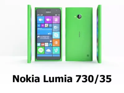 Nokia Lumia 730 3D model