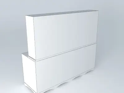 Bedroom Dresser 3D model