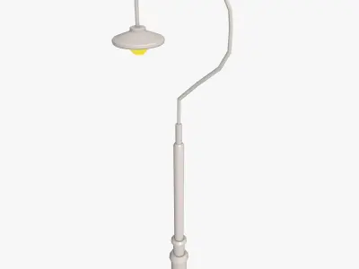 Street Lamp Low Poly 3D model