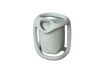 SciFi Shape Object Low Poly 44433 Low-poly 3D model