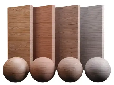 Fine Mahogany Wood Varnished Texture PBR Vray Corona Blender Texture