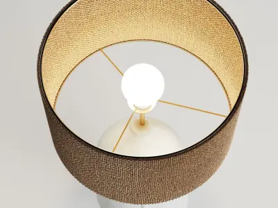 DaLo Important ceramic idol lamp base by GALERIE RIVIERA 3D model