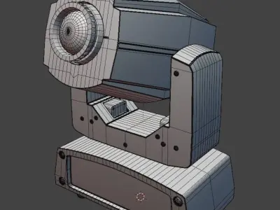 moving head light 3D model