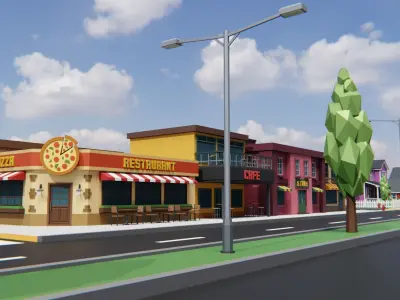 Low Poly City Pack purchase