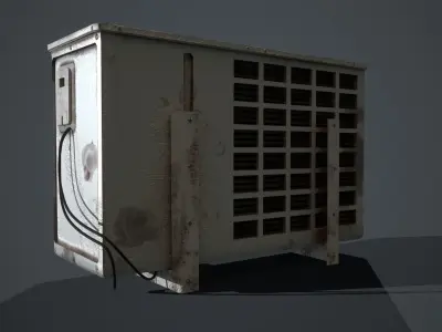 Air Conditioner  Free low-poly 3D model