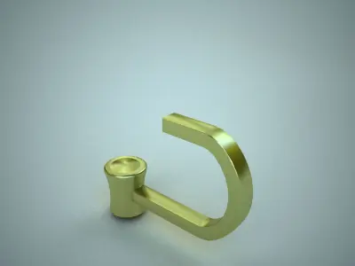 Furniture Door Handle Knob 3d model 24 Low-poly 3D model