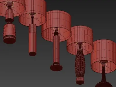 Heathfield addison table lamp 3D model