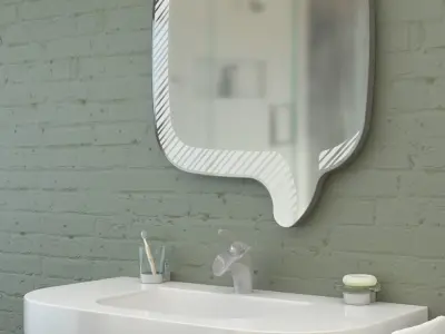 Mirror Message LED 3D model