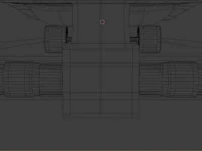 Sci-fi Skateboard 3D model