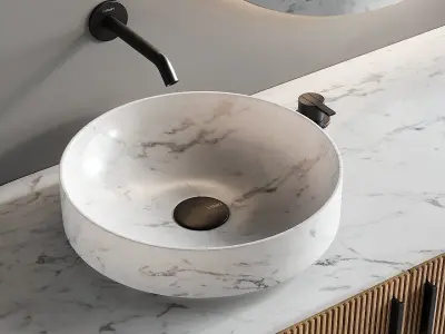 Inbani Grate Vanity Unit Set 9 3D model