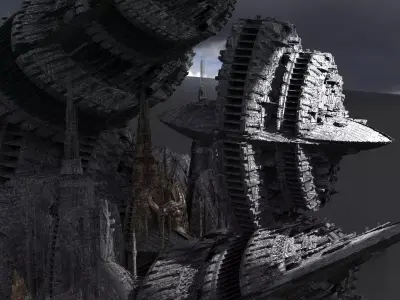 Alien Genetics Base Ocean Kit bash 3D model