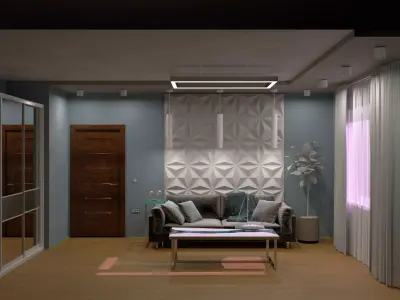 My first interior design 3D model