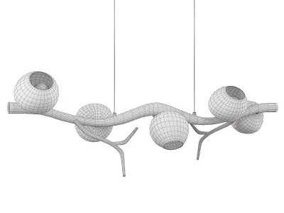 ERSA LINEAR CHANDELIER Low-poly 3D model