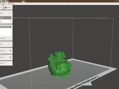The God of wealth 3D print model