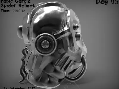 Sci-Fi Helmet 3D print model