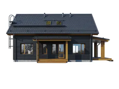 Alpine house Glawdel 3D model