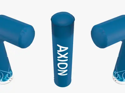 Zip-Off 800-80 inflatable arch Axion 3D model